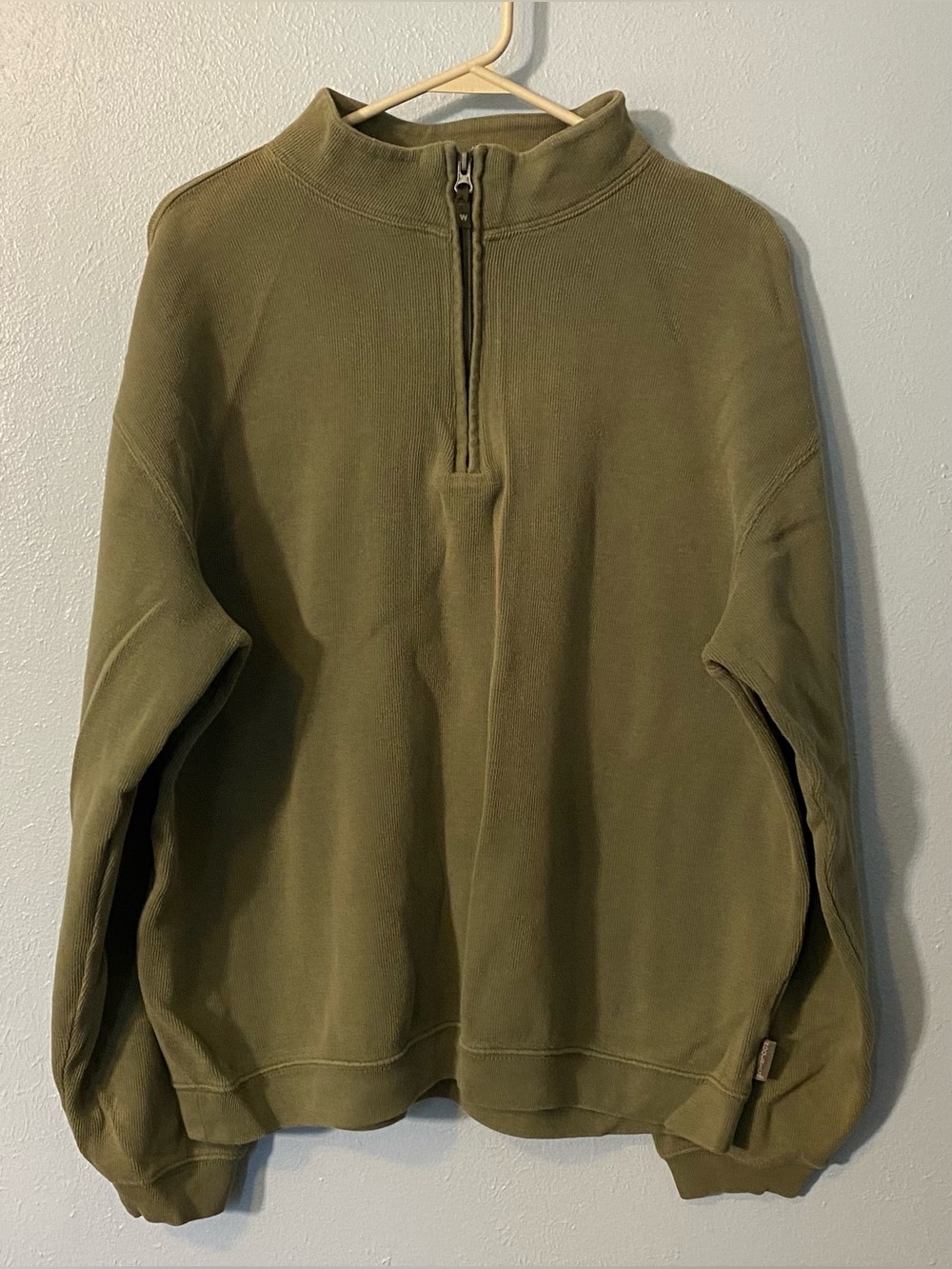 Woolrich Quarter-Zip Mock Neck Sweatshirt